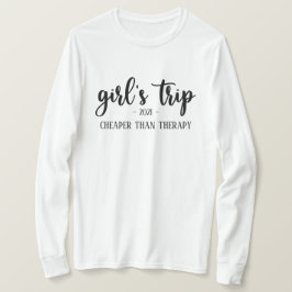 Camiseta Viagem mais barata que terapia