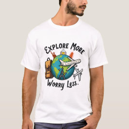Camiseta Viagem Mais Ver Mais Sentir Vivo