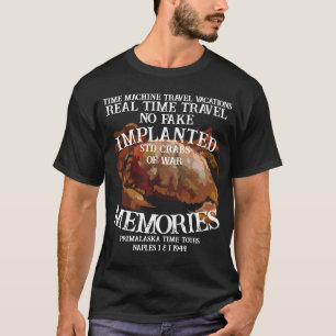 Camiseta Viagem Máquina em Tempo Real STD CRABS NAPLES 1944