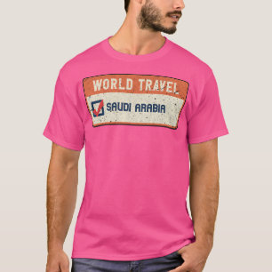 Camiseta Viagem Mundial da Arábia Saudita