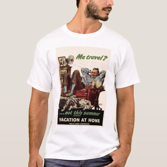 Camiseta Viagem?não neste verão (Frente)