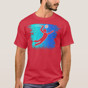Camiseta Viagem no tempo com vôlei de praia Retro Su