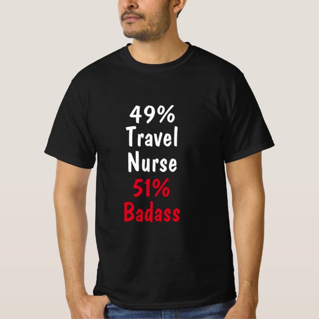 Camiseta Viagem Nurse Badass (Frente)