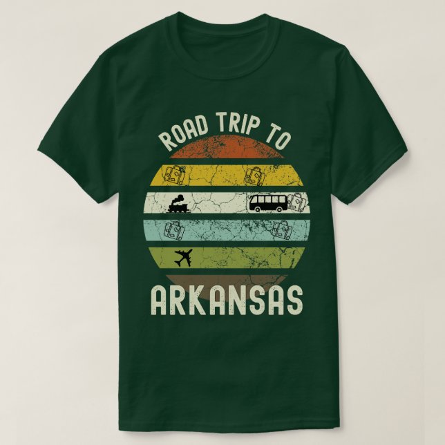 Camiseta Viagem Para A Família Arkansas A Arkansas Holi (Frente do Design)