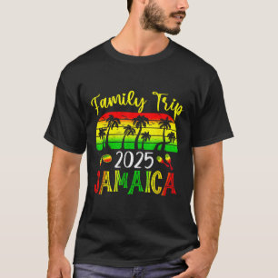 Camiseta Viagem para a família Jamaica 2025 Summer Vacation