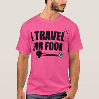 Camiseta Viagem Para Comida