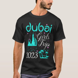Camiseta Viagem para Dubai 2023 Fim de Semana Viagem Férias