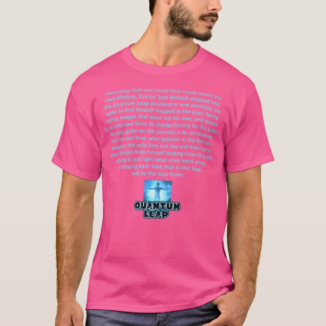 Camiseta Viagem Quantum Leap Dentro Da Sua Vida (Frente)