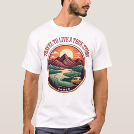 Camiseta Viagem Real Story Tee - Crachá Sem Viagens Falso