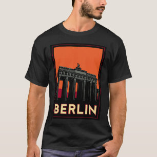 Camiseta viagem retro do art deco o mais oktoberfest de
