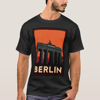 Camiseta viagem retro do art deco o mais oktoberfest de