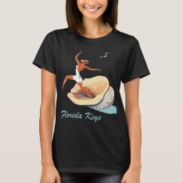 Camiseta Viagem Retro Florida Keys Shell Diver