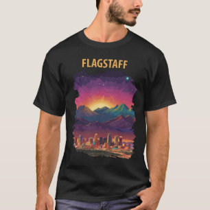 Camiseta Viagem Retro Montanhas Flagstaff Arizona