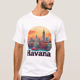 Camiseta Viagem Retro Vintage Havana
