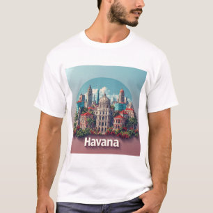 Camiseta Viagem Retro Vintage Havana