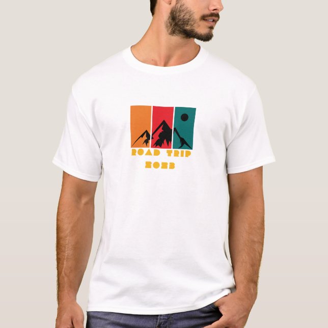 Camiseta Viagem Rodoviária de Reunião Familiar 2023 Montanh (Frente)