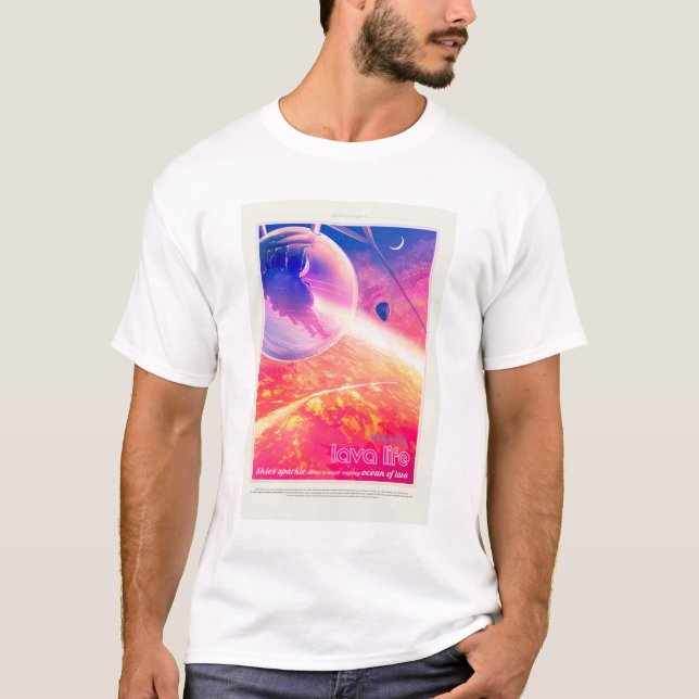 Camiseta Viagem Sci-Fi Ad, Planet 55 Cani e (Frente)