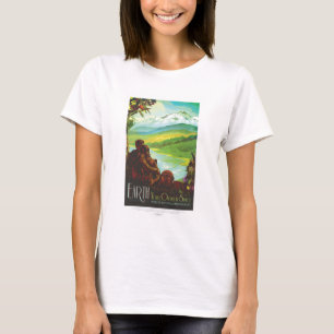 Camiseta Viagem Sci-Fi Ad, Planeta Terra