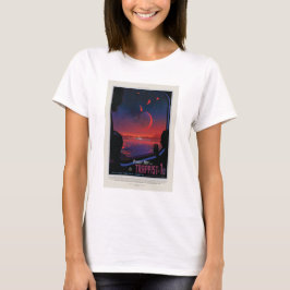 Camiseta Viagem Sci-Fi Ad, Trapista Planeta-1e