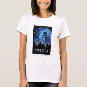 Camiseta Viagem Sci-Fi, Lua Europa