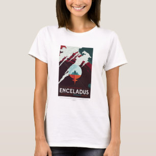 Camiseta Viagem Sci-Fi, Moon Enceladus