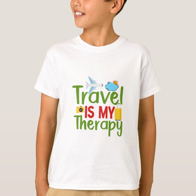 Camiseta Viagem Therapy and Inspiration, Lifetime Adventure (Frente)