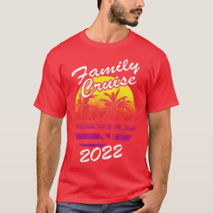 Camiseta Viagem Tropica de Férias Feriado da Família Cruise