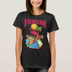 Camiseta Viagem Tropical do Flamingo da Flórida