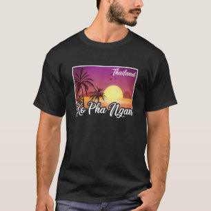 Camiseta Viagem vintage à Tailândia Ásia Tailandesa Koh Ko