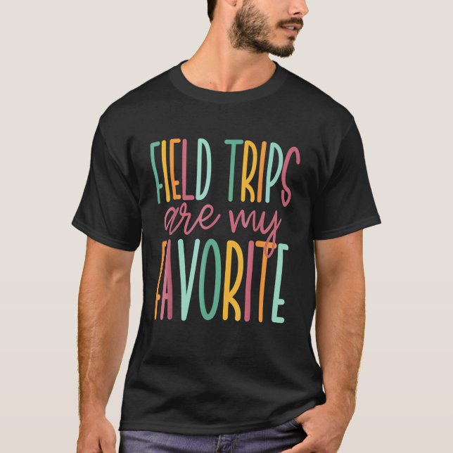Camiseta Viagens de campo são a minha viagem de campo 3 fav (Frente)