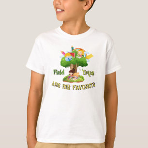 Camiseta Viagens de campo são as minhas favoritas