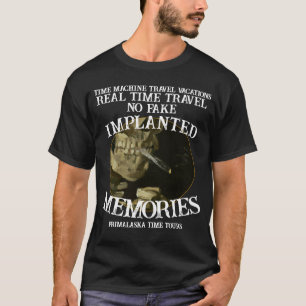 Camiseta Viagens de Máquina do Tempo Real Memórias Sem Fals