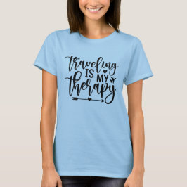 Camiseta Viagens são minha Terapia