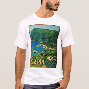 Camiseta Viagens vintage Capris Itália