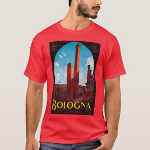 Camiseta Viagens vintage de Bolonha