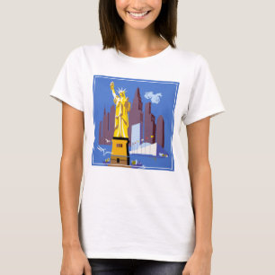 Camiseta Viagens vintage De Poster Para Alegheny Airlines