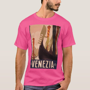 Camiseta Viagens vintage de Veneza Poster