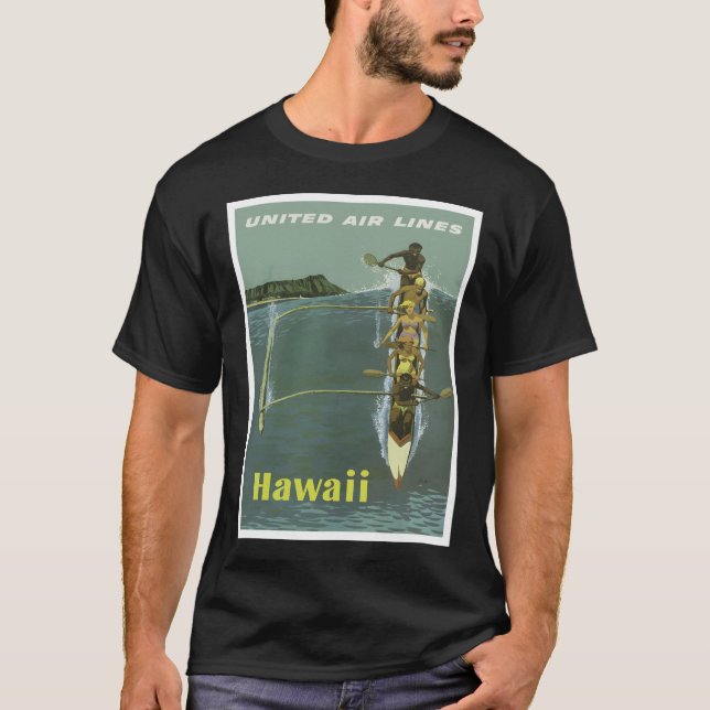 Camiseta Viagens vintage do Havaí (Frente)