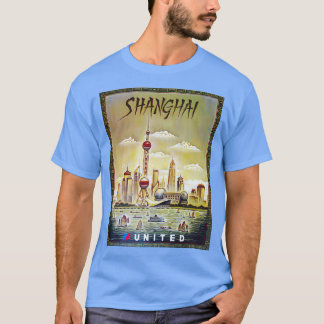 Camiseta Viagens vintage Xangai
