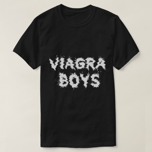 Camiseta Viagra Boys Banda Logotipo Clássico T-Shirt (Frente do Design)