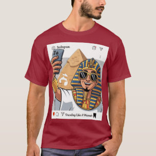 Camiseta Viajando Como um Faraó