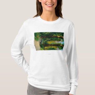 Camiseta Viajando de automóvel através da floresta gigant