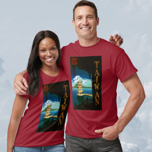 Camiseta Viajando pelo Sudeste Asiático, Torre de vários ní
