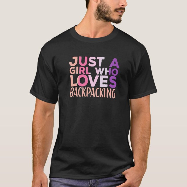 Camiseta Viajando Roupa de backpacking para backpacker Trav (Frente)