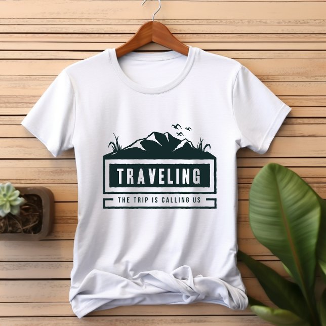 Camiseta Viajando Trip está chamando T-Shirt (Criador carregado)