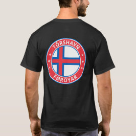 Camiseta Viajante Global - 'Cidade', Føroyar (Editar) T-Shi