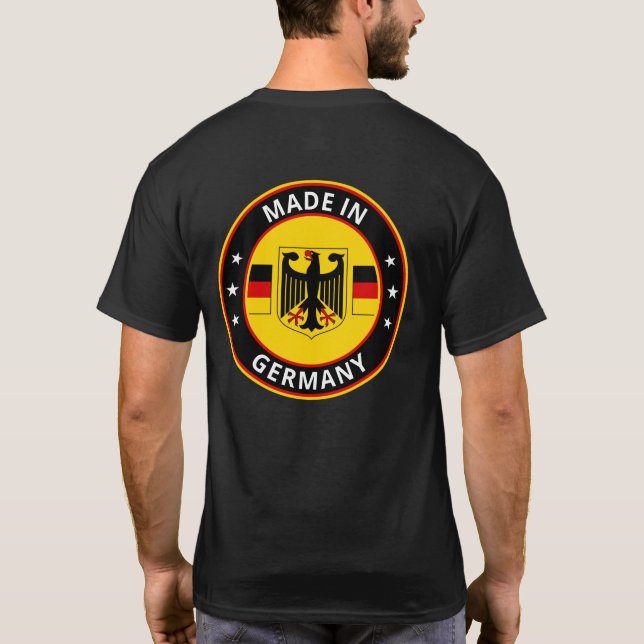 Camiseta Viajante Global - Feito em Alemanha | Alemanha (Verso)