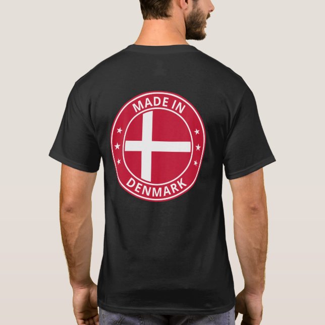 Camiseta Viajante Global - Feito Em Danmark | Dinamarca (Ed (Verso)