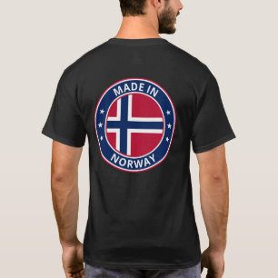 Camiseta Viajante Global - Feito Em Norge   Noruega (Edit)