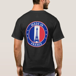 Camiseta Viajante Global - Feito Em Paris, França (Editar)